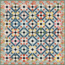 Load image into Gallery viewer, La Muse charm pack quilt by Audrey Tanke for BasicGrey. Fabric is Frankie by BasicGrey for Moda Fabrics.