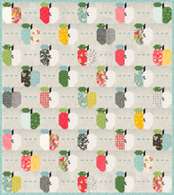 Load image into Gallery viewer, Apple Dandy apple quilt by Vanessa Goertzen for BasicGrey. Fabric is Fruit Loop by BasicGrey for Moda Fabrics. Layer Cake friendly