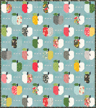 Load image into Gallery viewer, Apple Dandy apple quilt by Vanessa Goertzen for BasicGrey. Fabric is Fruit Loop by BasicGrey for Moda Fabrics. Layer Cake friendly
