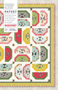 Fresh Slice quilt by Richy Lainson for BasicGrey. Fabric is Fruit Loop by BasicGrey for Moda Fabrics.