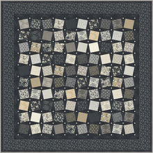 Load image into Gallery viewer, Move Night floating block quilt by Audre Tanke for BasicGrey. Fat Eighth friendly. Make it with fat eighths. Fabric is Date Night by BasicGrey for Moda Fabrics.