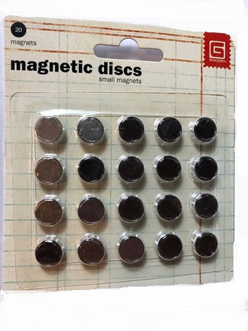 Melody Jane Dollhouse Magnetic Discs - 5 Pairs Of 1cm Discs For Holding Lights & Pictures In Miniatures