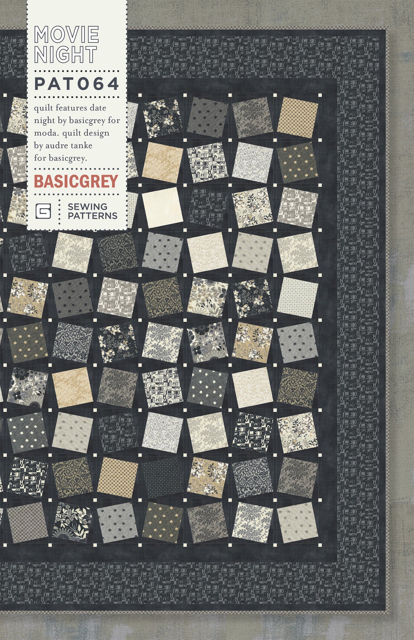 PAT064 - Movie Night - PDF Pattern BasicGrey PAT064 - Movie Night - PDF Pattern BasicGrey