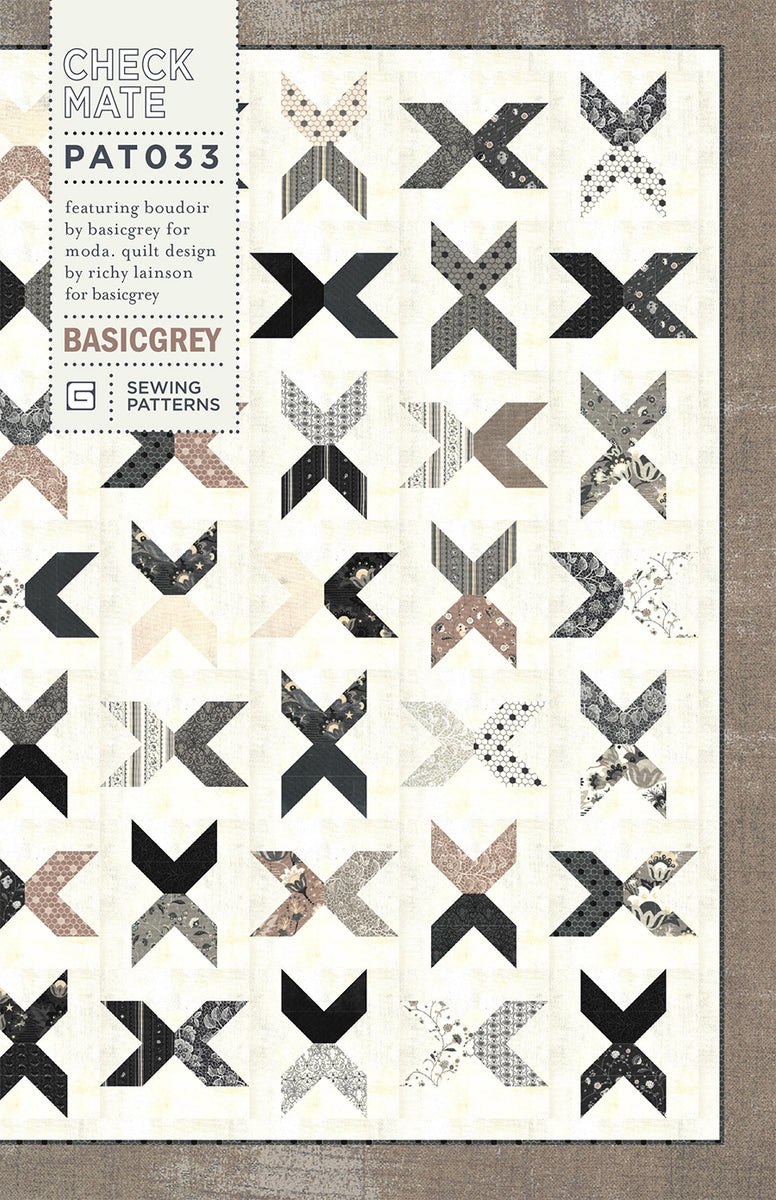 PAT033 - Checkmate - PDF Pattern – BasicGrey