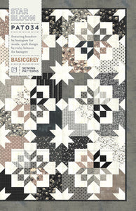 Star Bloom quilt pattern in Boudoir fabric by BasicGrey for Moda Fabrics. Download the PDF pattern here!